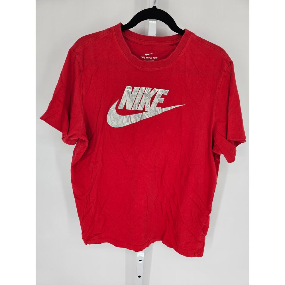 The Nike Tee Men's Red Short Sleeve Nike Printed Top Size XL